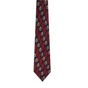 Nicola Ferri Leaf Pattern Necktie